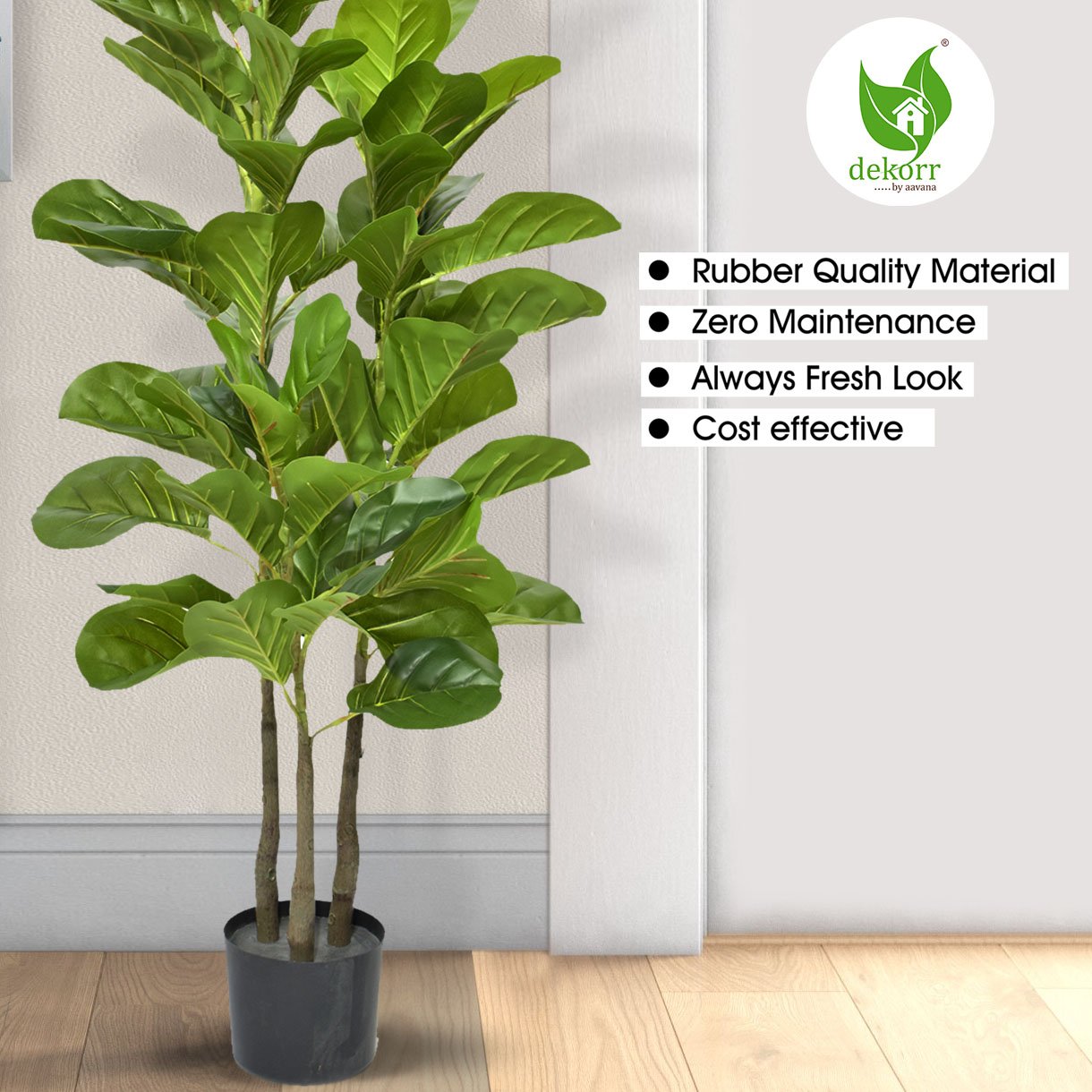 Artificial Readymade Plants With Basic Black Pot - Pocket Smart